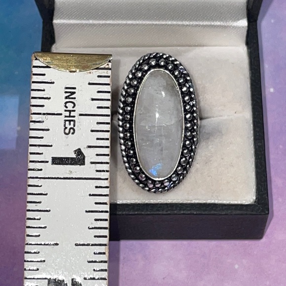 Moonstone 🌙 Ring - Picture 10 of 12